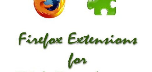 Firefox extensions for web developers